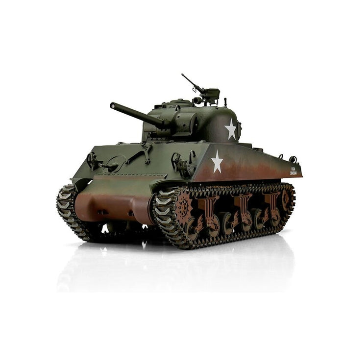 Torro Pro Edition 1/16 RC M4A3(75)W Sherman Tank in Olive Drab Green PNP