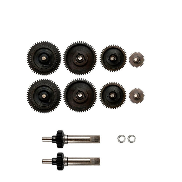 Torro Metal Steel Gear Set Left / Right for 1:16 Gears w/ Long Wave Axle