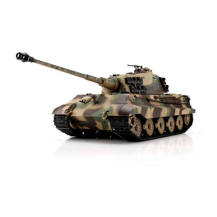 Torro 1/16 King Tiger Henschel Turret Tank PNP (BB IR, Camo, Metal Tracks)