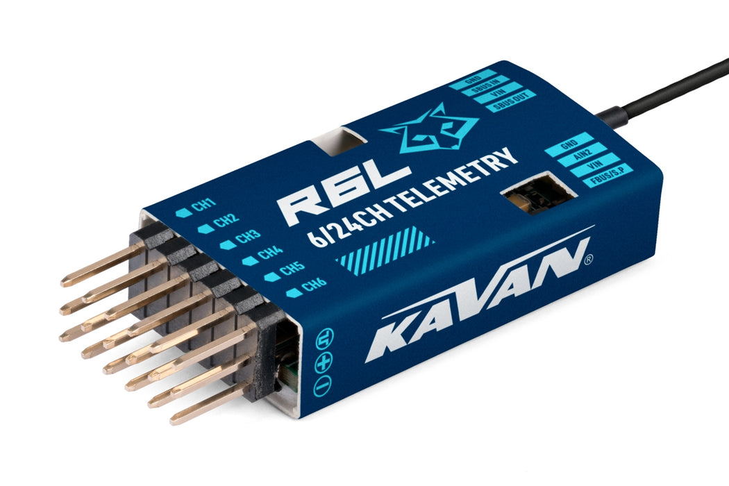 KAVAN R6L 6-Channel 2.4GHz ACCESS/ACCST D16 Telemetry Receiver