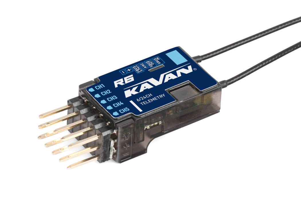Kavan R6 6-Channel 2.4GHz ACCESS & ACCST D16 Telemetry Receiver