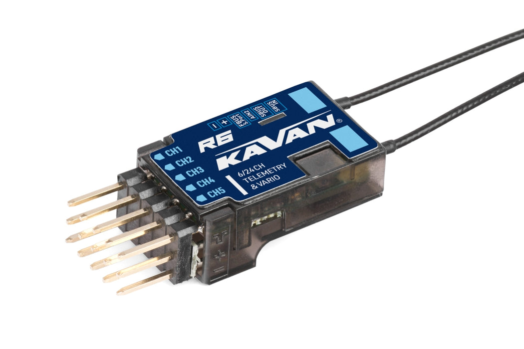 Kavan R6 Vario 6-Ch 2.4GHz ACCESS & ACCST D16 Telemetry Receiver w/ S.BUS