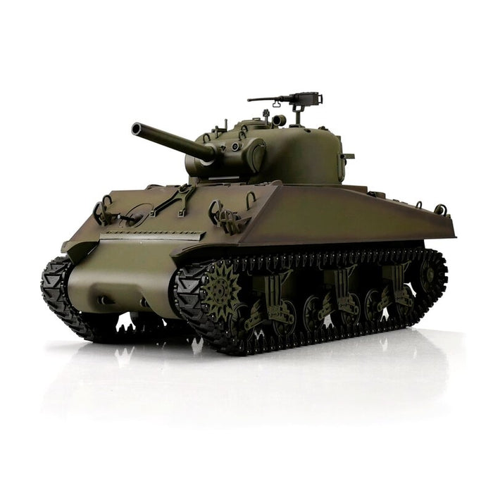 Torro 1/16 M4A3 Sherman Tank PNP (BB IR, Camo, Metal Tracks)