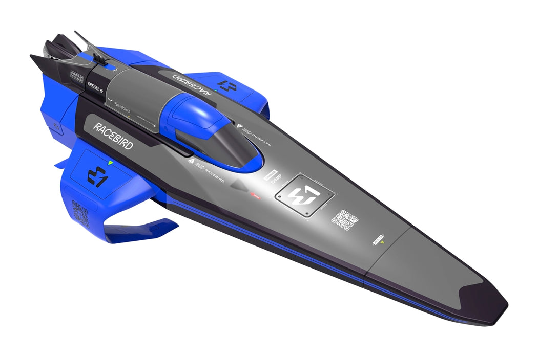 Joysway E1 RaceBird Lite 1/14 RC Hydrofoil Boat 2.4GHz PNP (Blue)
