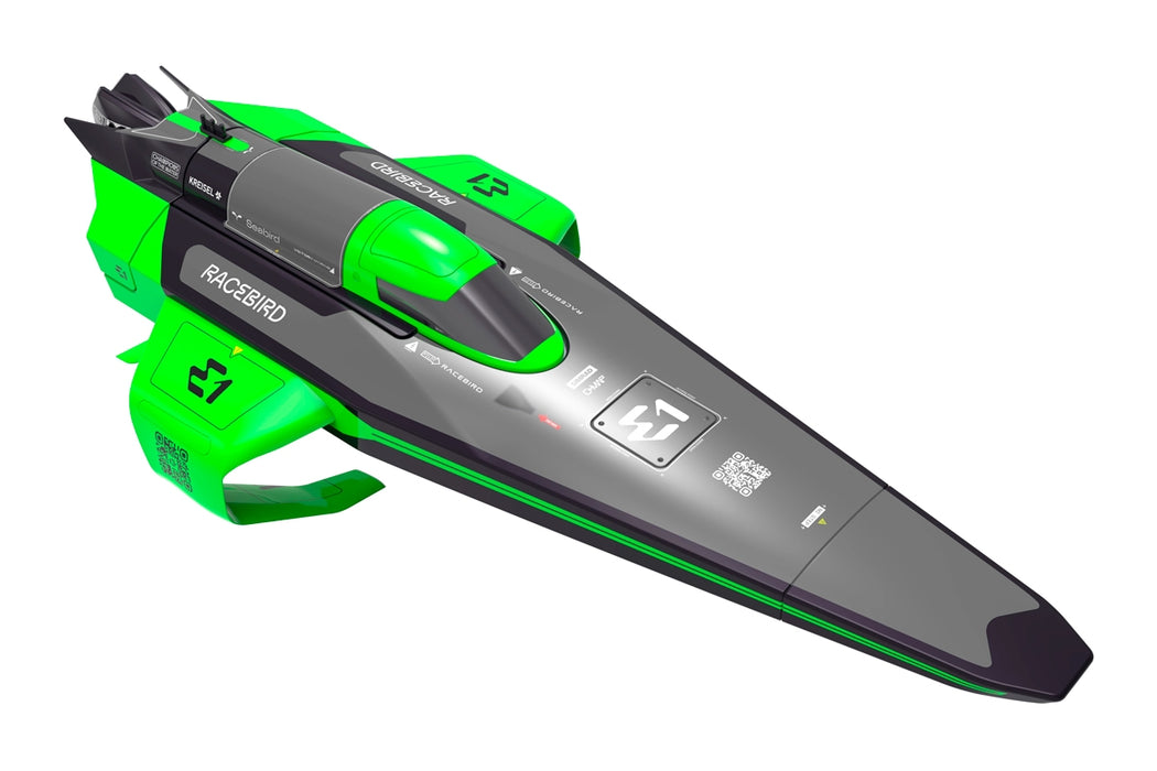 Joysway E1 RaceBird Lite 1/14 RC Hydrofoil Boat 2.4GHz PNP (Green)