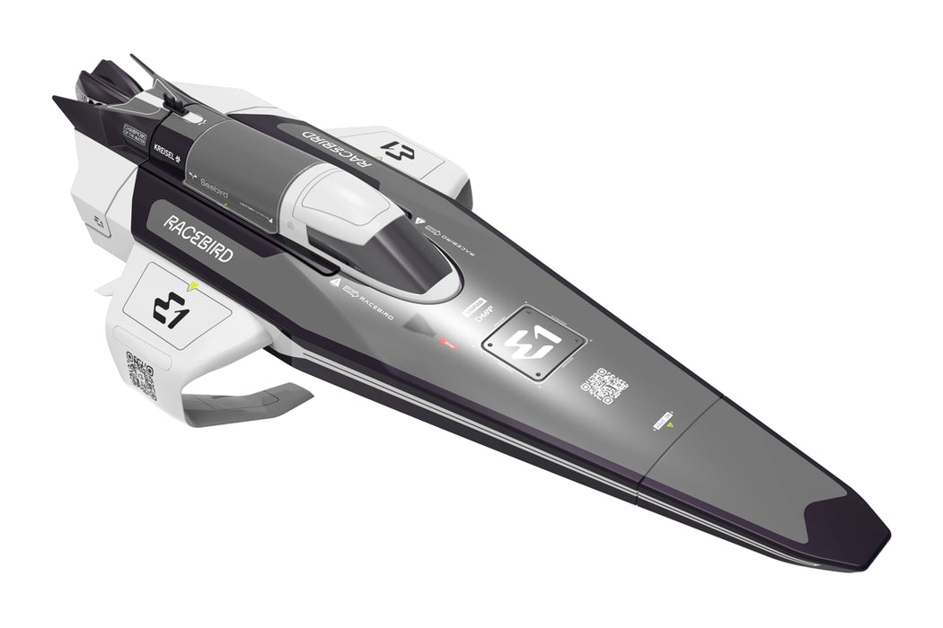 Joysway E1 RaceBird Lite 1/14 RC Hydrofoil Boat 2.4GHz PNP (White)