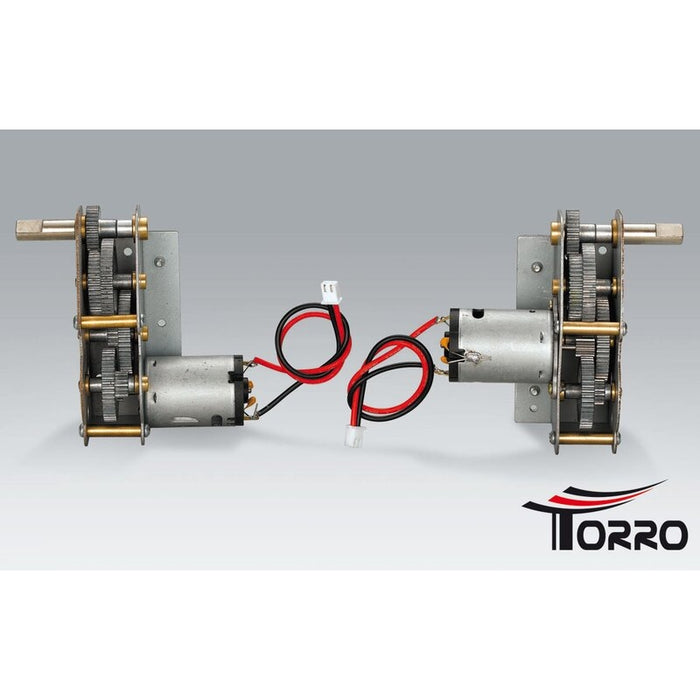 Torro Metal Gear Set w/ Motors for Panzer III 1/16