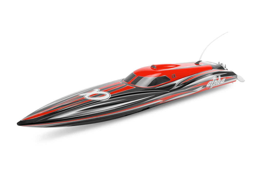 Joysway Alpha Super 1000mm Brushless Deep-V RC Speed Boat RTR (Red)