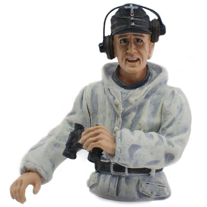 Torro Tank Commander Winter Camo Half Figure Decor 1/16