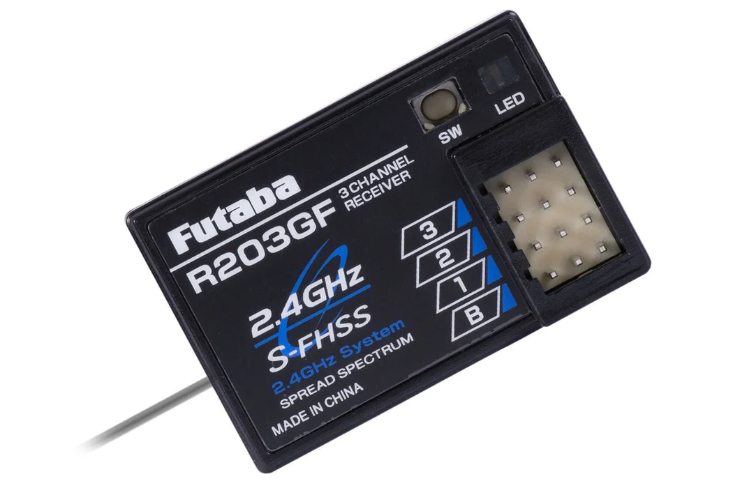 Récepteur Futaba R203GF S-FHSS 3 voies 2,4 GHz