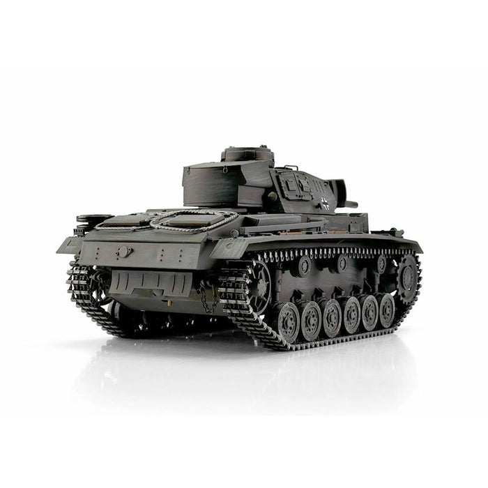 Torro 1/16 Panzer III Ausf. L German Medium Tank PNP (IR, Grey)