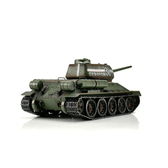 Torro Pro Edition 1/16 RC T-34/85 Heavy/Medium Tank in Military Green PNP