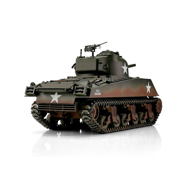 Torro Pro Edition 1/16 RC M4A3(75)W Sherman Tank in Olive Drab Green PNP