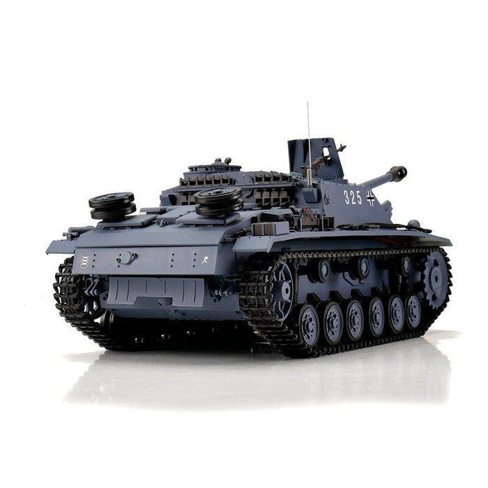 Torro 1/16 Sturmgeschütz III Ausf. G Tank PNP (BB IR, Grey, Metal Tracks)