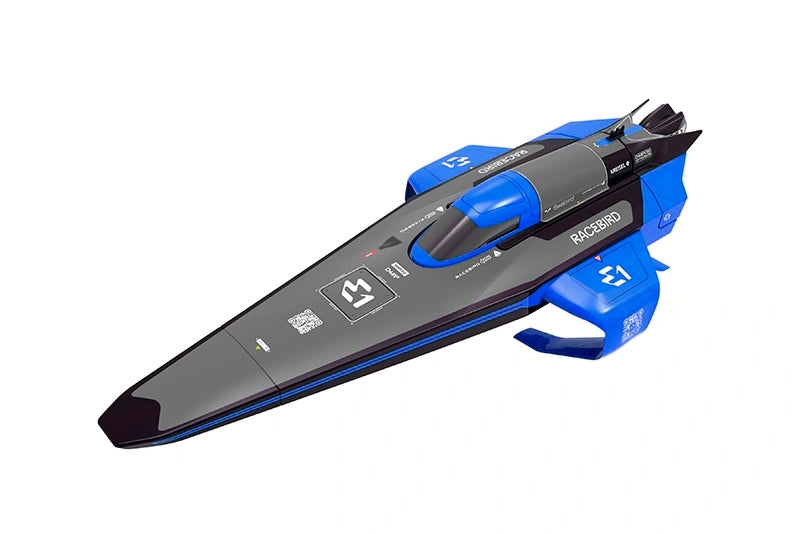 Joysway E1 RaceBird Lite 1/14 RC Hydrofoil Boat 2.4GHz PNP (Blue)