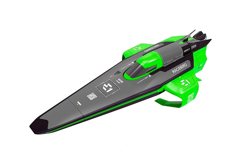 Joysway E1 RaceBird Lite 1/14 RC Hydrofoil Boat 2.4GHz PNP (Green)