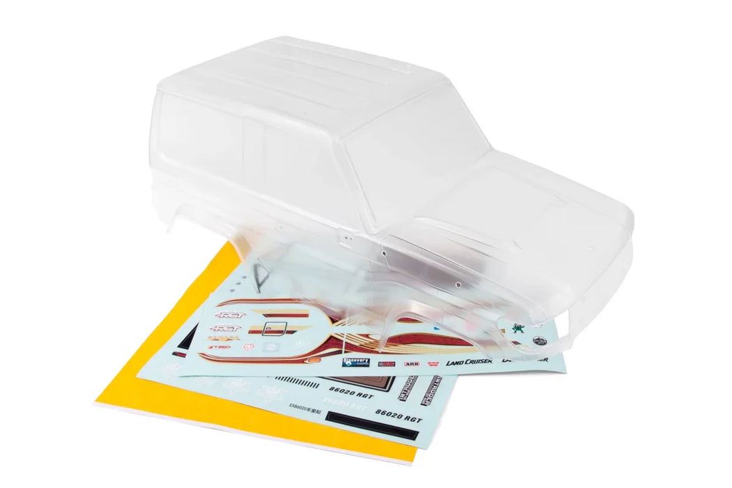 Coque transparente PC pour RGT EX86020 1/10