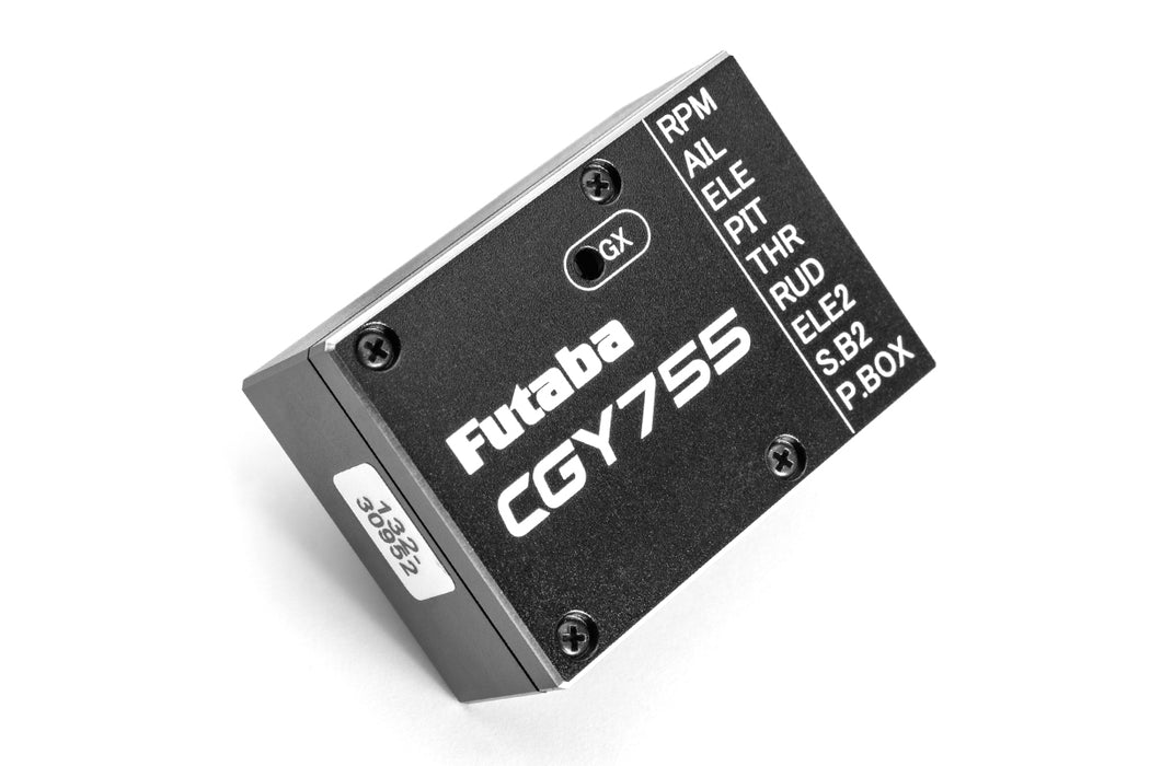 Futaba CGY755 Flybarless (FBL) FC w/ GPB-1 Programming Box