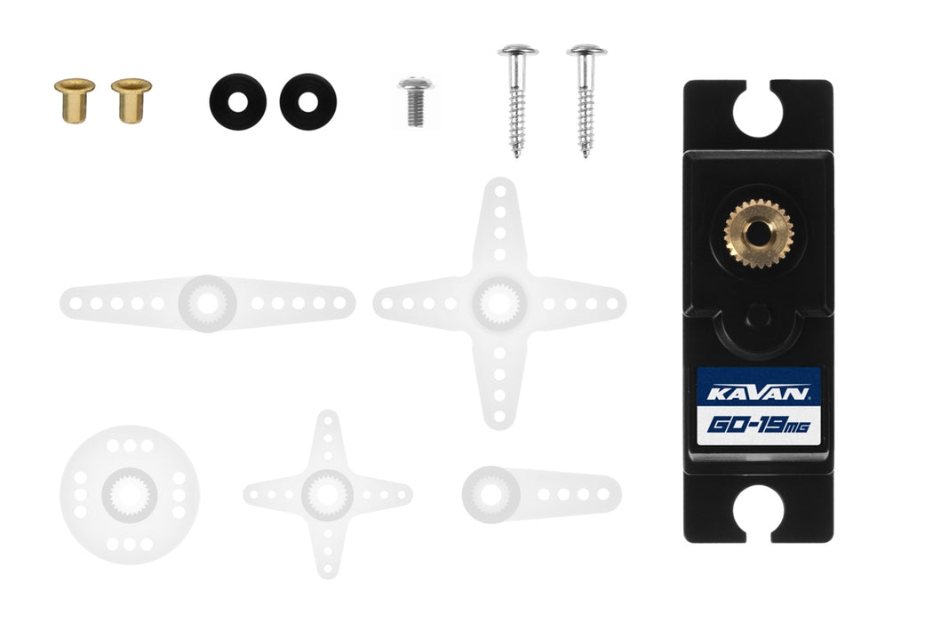 Kavan GO-19MG 2.0kg.cm, 0.14s/60° Digital Micro Servo with Metal Gears
