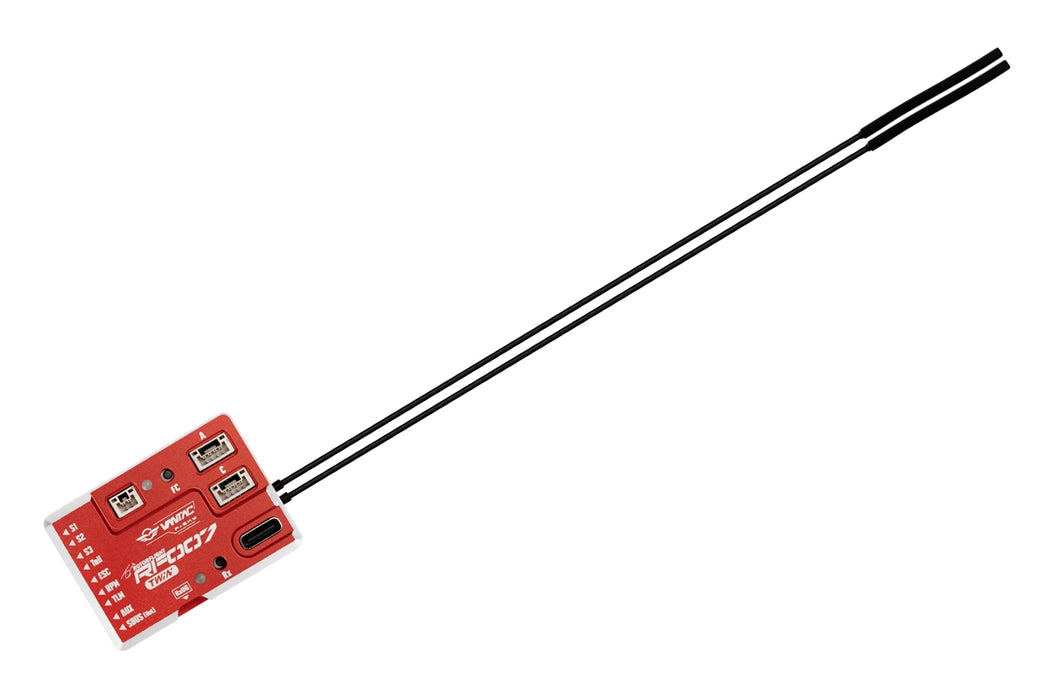 FrSky VANTAC RF007 Twin Flybarless (FBL) FC w/ 6-Channel Twin 2.4GHz R6 Receiver