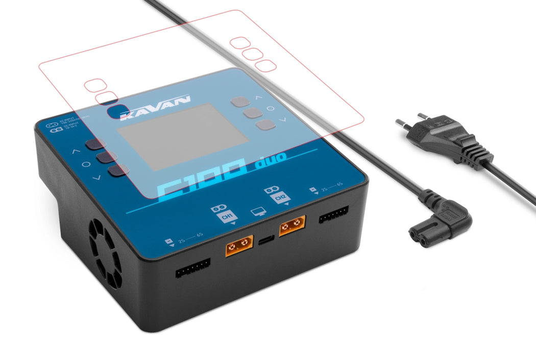 Kavan C100 Duo Air 2×500W intelligentes Balanceladegerät