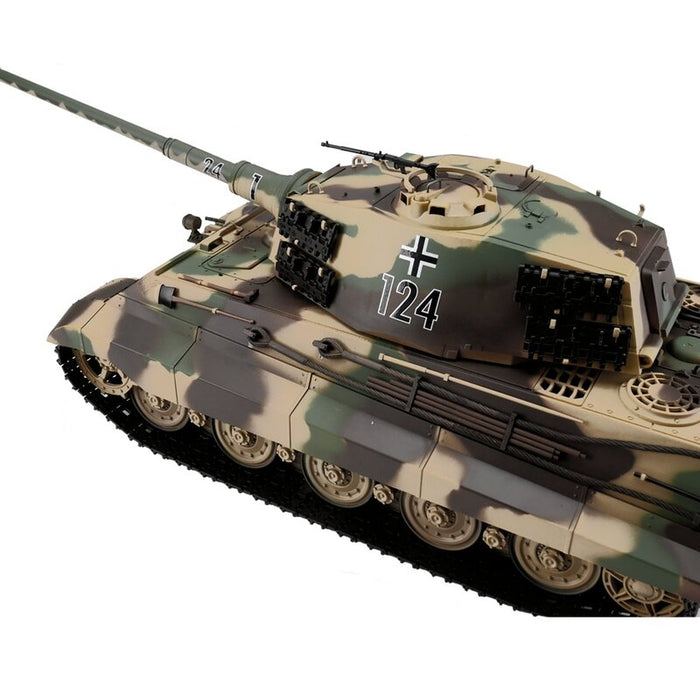 Torro 1/16 King Tiger Henschel Turret Tank PNP (BB IR, Camo, Metal Tracks)