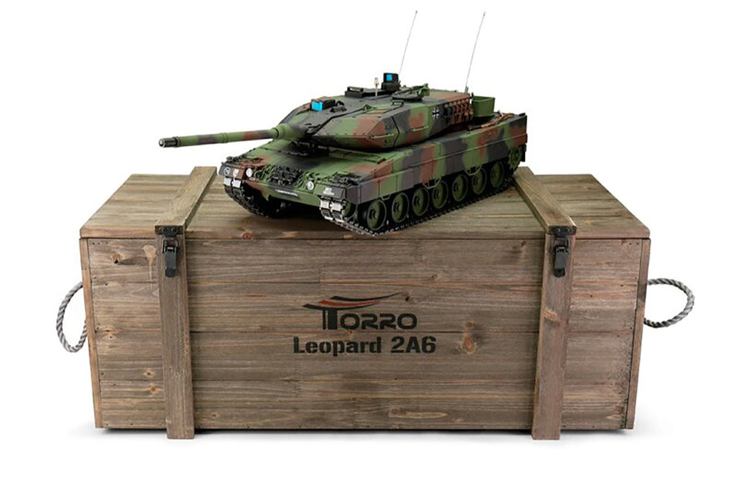 Torro Pro Edition 1/16 RC Leopard 2A6 in NATO Camouflage PNP