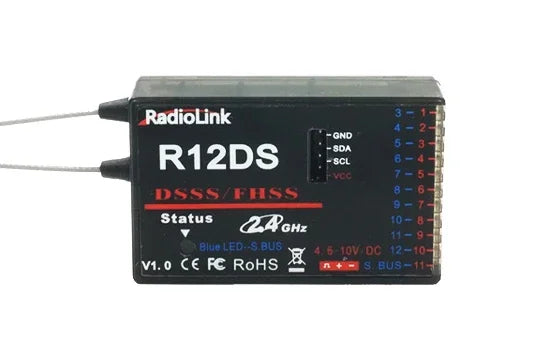 RadioLink AT9S Sender mit R9DS Empfänger