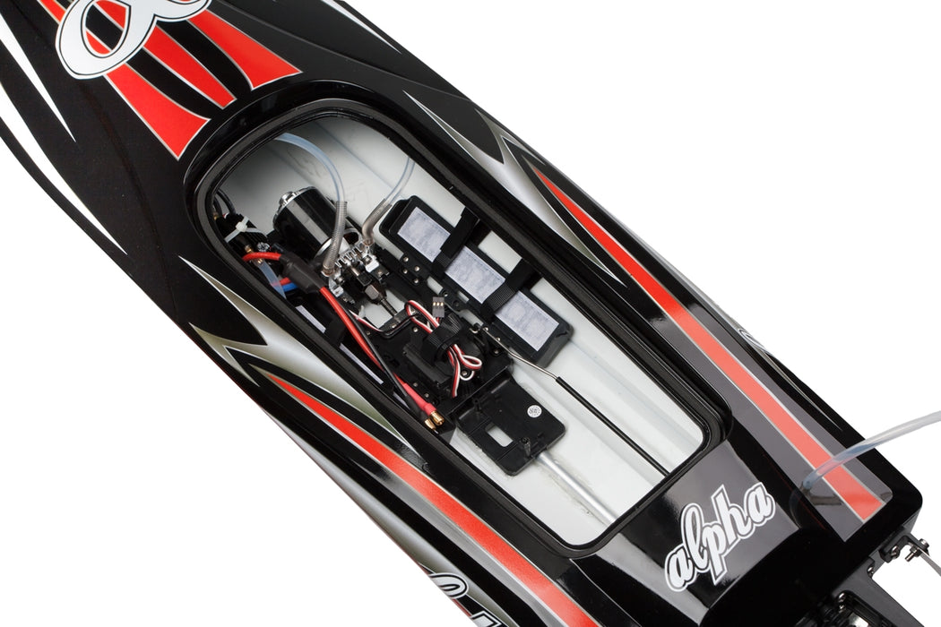Joysway Alpha Super 1000mm Brushless Deep-V RC Speed Boat RTR (Red)