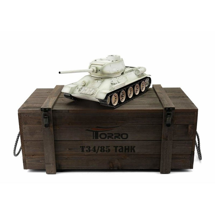 Torro Pro Edition 1/16 T-34/85 Tank PNP (IR, Winter)
