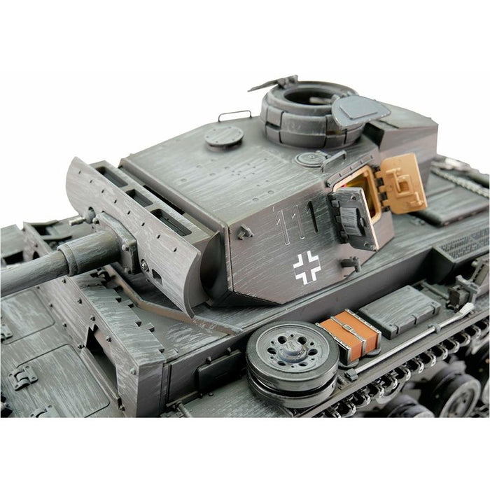 Torro 1/16 Panzer III Ausf. L German Medium Tank PNP (IR, Grey)
