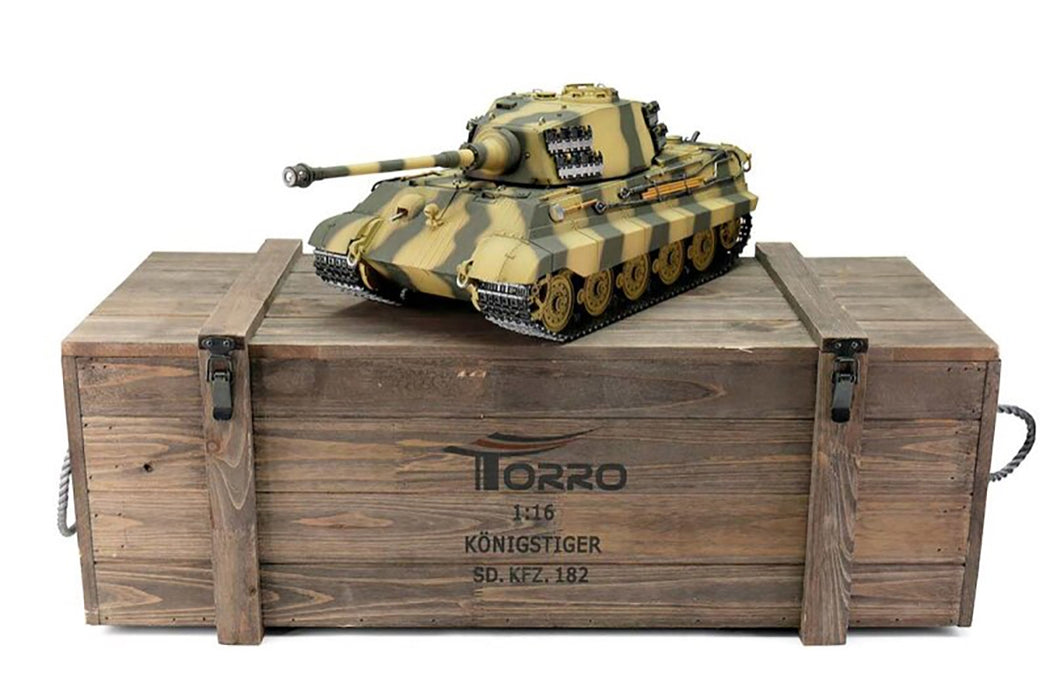 Torro Pro Edition 1/16 RC Königstiger (King Tiger) in Multicolor Camouflage PNP