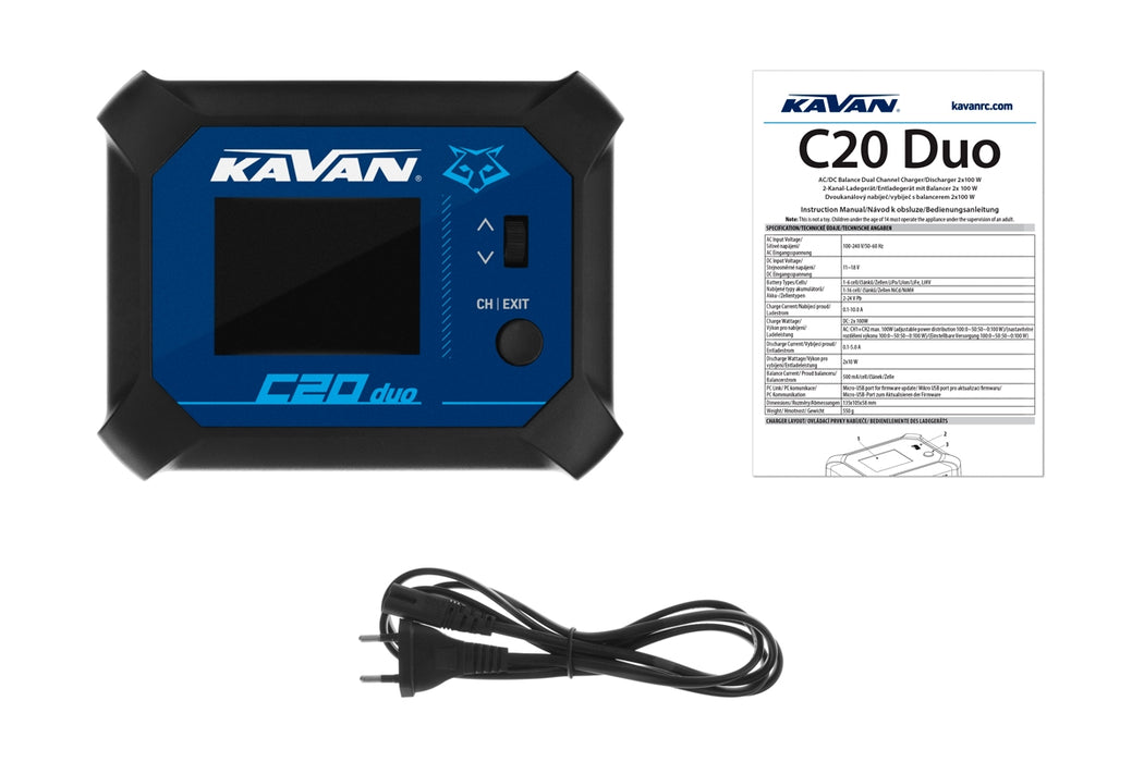 Kavan C20 Duo Charger w/ Balancer 2×100W
