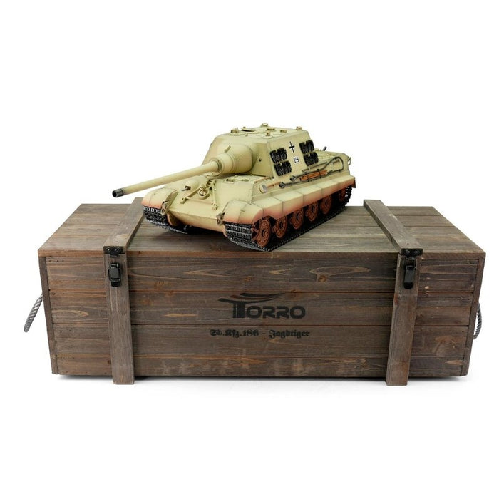 Torro Pro Edition 1/16 RC Jagdtiger Heavy Tank Destroyer PNP (BB, Sand)