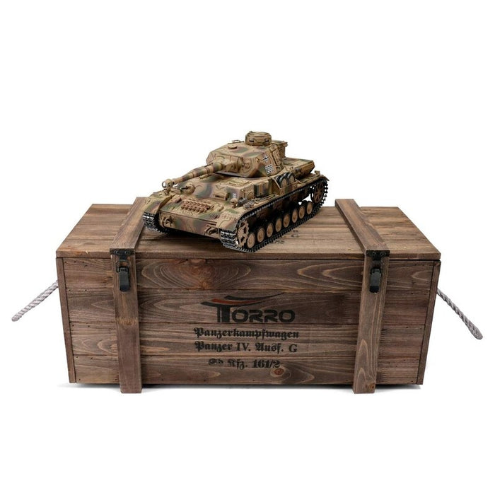 Torro Pro Edition 1/16 PzKpfw IV Ausf. G Tank PNP (BB, Camo)