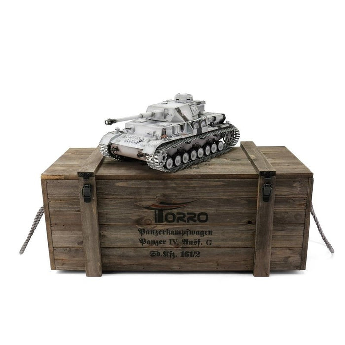 Torro Pro Edition 1/16 PzKpfw IV Ausf. G Tank PNP (IR, Winter)