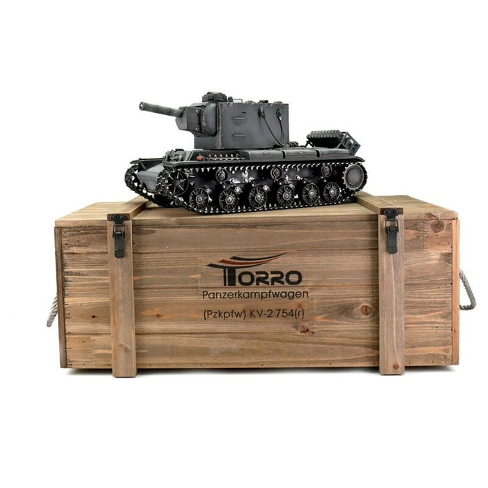 Torro Pro Edition 1/16 RC KV-2 754(r) Heavy Tank in German Grey PNP