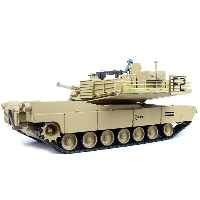 Torro 1/16 M1A2 Abrams Tank PNP (BB IR, Sand, Metal Tracks)