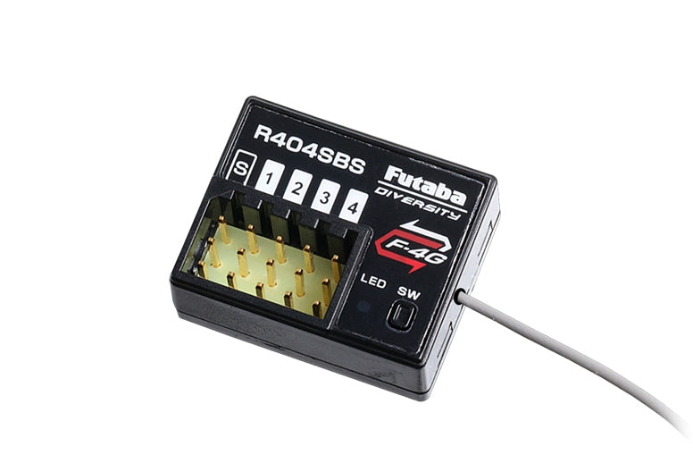 Émetteur de surface Futaba 6PV 6 voies F-4G avec récepteur R404SBS