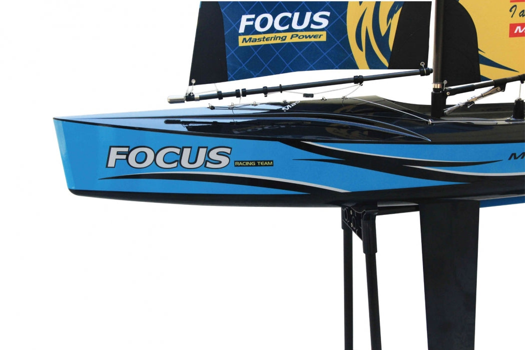 Joysway Focus V3 1-Meter Racing RC Sailboat 2.4GHz RTR (Blue)
