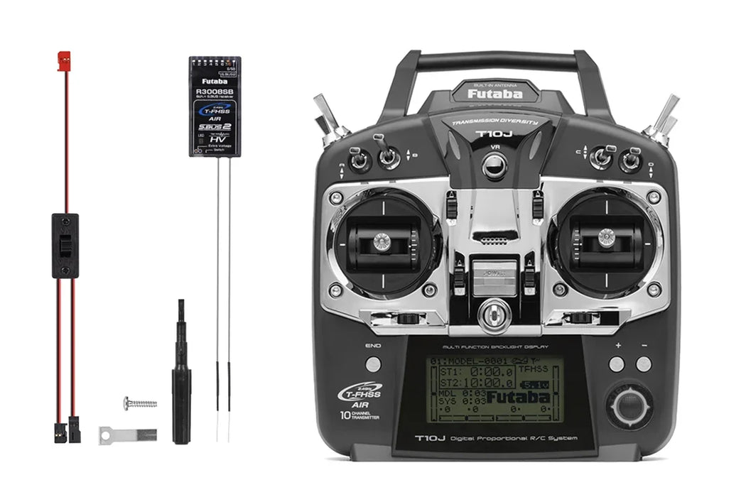 Émetteur Futaba 10J avec Récepteur R3008SB (Mode 1)