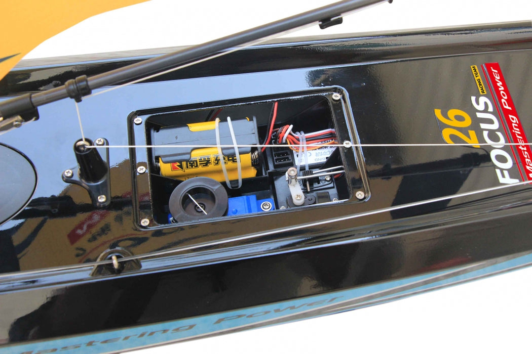Joysway Focus V3 1-Meter Racing RC Sailboat 2.4GHz RTR (Blue)