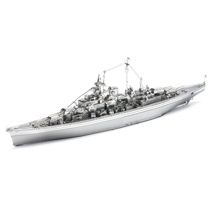 Battleship Bismarck 3D Model (207 Roestvrij Staal) Bouwset Piececool 