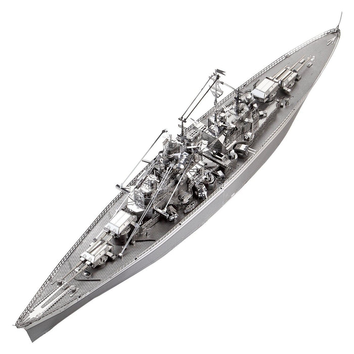 Battleship Bismarck 3D Model (207 Roestvrij Staal) Bouwset Piececool 