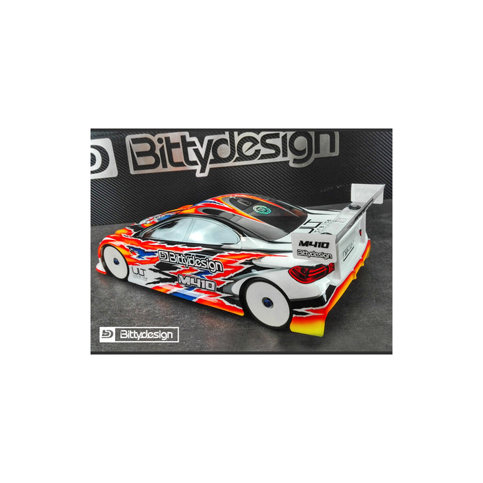 Bittydesign M410 1/10 190mm TC Klare Karosserie (Ultraleichtgewicht)