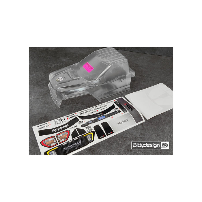 Bittydesign ROCK1 1/10 313mm Clear Body Cab