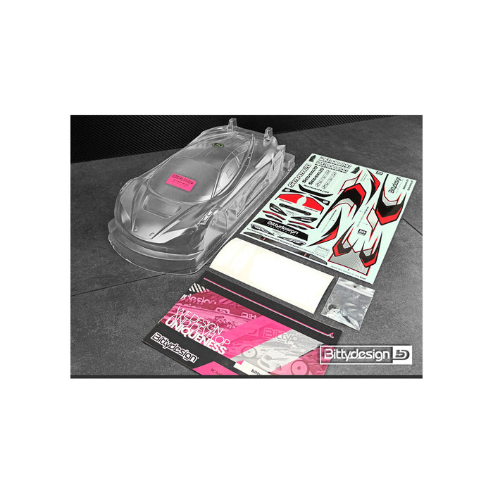 Carrosserie transparente GT Bittydesign Seven20 1/10 190 mm