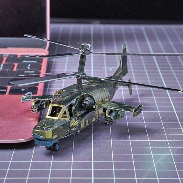 Black Shark 50 Helicopter 3D Model Puzzle (RVS) - upgraderc