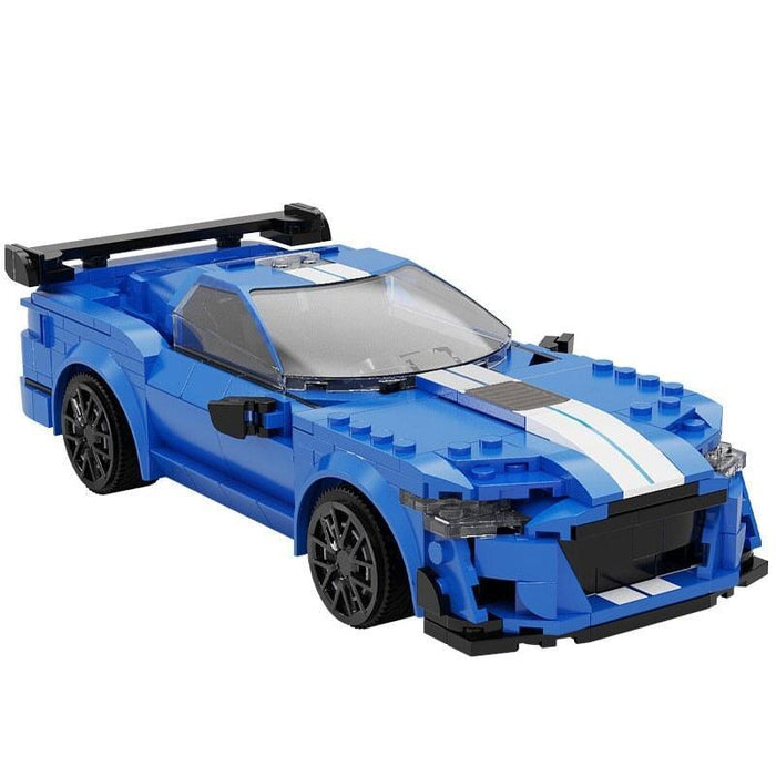 Blue Knight Programmable Sports Car (325 stukken) Bouwset CaDA