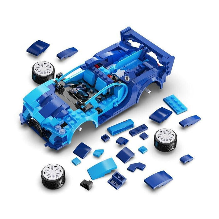 Blue Knight Programmable Sports Car (325 stukken) Bouwset CaDA